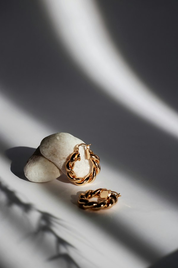 Earrings portrait